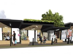 Además tiene una biblioteca, galería, estacionamiento de bicicletas y hasta un columpio. ESPECIAL / dpa.com