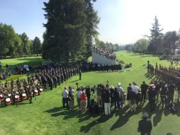Ceremonia de apertura del torneo golfístico en México. TWITTER / @WGCMexico