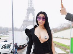 El atuendo de la rapera Nicki Minaj atrapó las miradas de los asistentes. INSTAGRAM / nickiminaj