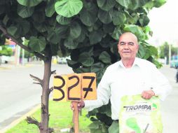 Óscar Alfredo Hernández, el 'Señor Árbol'. EL INFORMADOR /