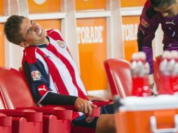 El parte médico del Guadalajara informa que Brizuela será intervenido el miércoles. MEXSPORT / ARCHIVO