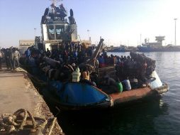 ‘‘Parece que ha habido un tiroteo entre los traficantes, lo que ha provocado la muerte de 22 migrantes’’ dice la OIM. EFE / ARCHIVO