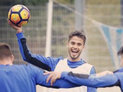 El acuerdo  de cesión de Reyes finaliza en junio, por lo que si no se prorroga, tendría que regresar al cuadro portugués. TWITTER / @Diego_Reyes13