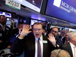 El NYSE Composite también muestra una ligera alza de 3.19 puntos (0.03 por ciento) al operar en 11 mil 451.40 unidades. AP / ARCHIVO