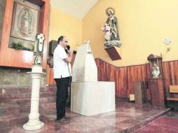 El párroco pidió a las personas víctimas de robo que denuncien ante las autoridades para dar cuenta del problema. EL INFORMADOR / F. Atilano