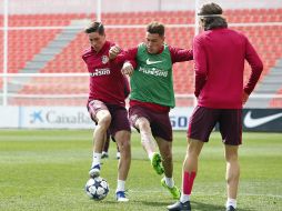 Torres (I) fue llevado a un hospital el 2 de marzo en el juego contra La Coruña, tras quedar inconsciente en un choque de cabezas. TWITTER / @Atleti