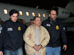 El líder del cártel de Sinaloa tiene programado comparecer de nuevo ante la corte en Brooklyn en mayo. AP / ARCHIVO