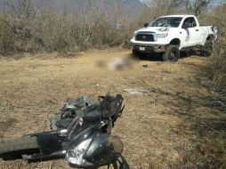 El jueves un enfrentamiento entre hombres armados y Fuerza Única en la carretera a Jocotepec dejó cinco muertos. ESPECIAL /