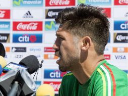 Peralta afirma que el Tri intentará aprovechar su condición de local. MEXSPORT / J. Ramírez