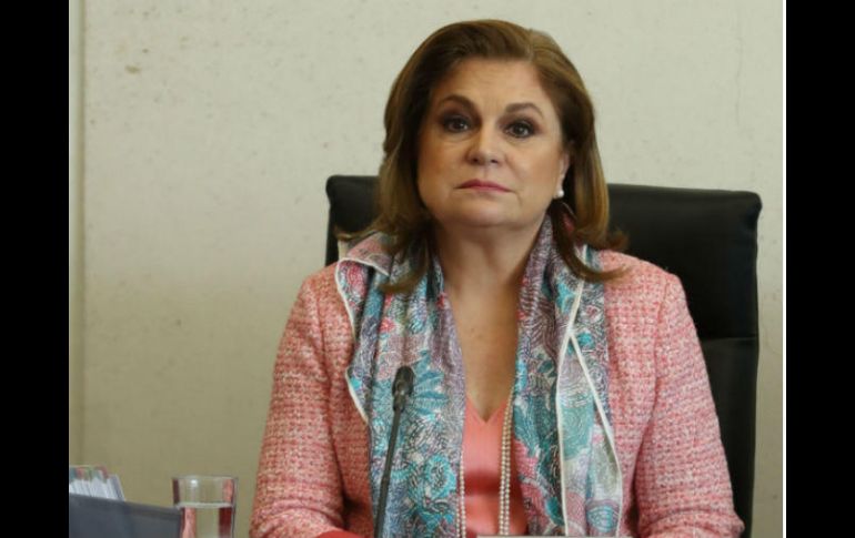 Arely Gómez se reunió con senadores de la Comisión Anticorrupción y de Participación Ciudadana. SUN / G. Espinosa