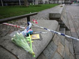Ofrenda a las víctimas en el lugar del ataque. AFP / D. Leal