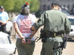 Según cifras de la ICE el número de mexicanos en procesos de deportación aumentó proporcionalmente durante el gobierno de Donald Trump. NTX / ARCHIVO