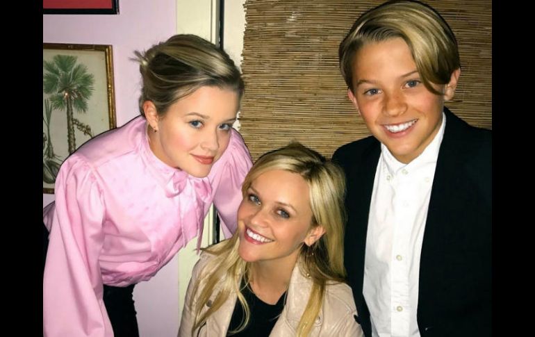 Witherspoon festejó sus 41 años junto a sus dos hijos. INSTAGRAM / reesewitherspoon