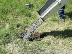 Autoridades difundieron la imagen donde se está colocando el concreto. TWITTER / @VoceriaSegTAM