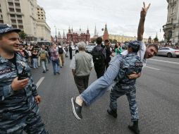 Las concentraciones opositoras más numerosas acaecieron en la capital rusa. EFE / ARCHIVO