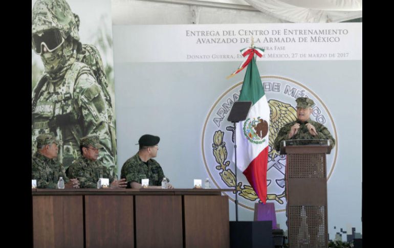 Vidal Soberón encabezó la primera fase del Centro de Entrenamiento Avanzado de la Armada de México. SUN / I. Stephens