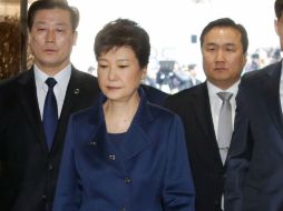 Este jueves, Park compareció  y respondió ante los jueces por su participación en el caso de corrupción de la ‘Rasputina’. ESPECIAL / XINHUA