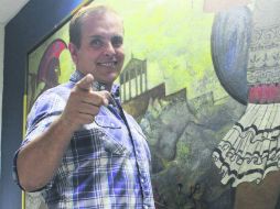 Xavier Ortiz. El cantante y empresario durante su visita a la redacción. EL INFORMADOR / F. González