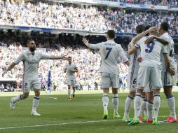 Con la victoria, el club blanco pone presión al Barcelona, segundo lugar general. EFE / Ballesteros