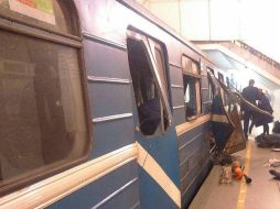 Las explosiones tuvieron lugar en las estaciones Sennaya Ploschad y Tejnologuicheski Institut del Metro de dicha ciudad. EFE /