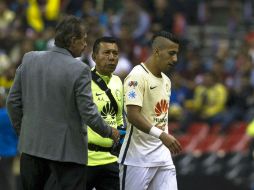 El América dio a conocer que Domínguez presenta una ‘inestabilidad glenohumeral en el hombro izquierdo’. MEXSPORT / ARCHIVO