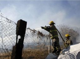 Fueron 222 brigadistas los que laboraron en el Cerro del Tepopote. A las 11:00 horas de ayer quedó controlado. SUN / J. Mendoza