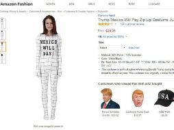 El disfraz tiene un precio de 29.95 dólares en Amazon. EFE / amazon.com