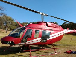 La aeronave ''El Colibrí'' tiene capacidad para transportar seis pasajeros y 600 litros de agua. TWITTER / @magdalenaruizm