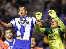 Una victoria habría dejado al Deportivo a un paso de la permanencia. TWITTER / GranadaCdeF