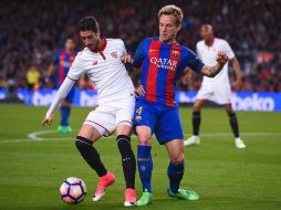 'Tengo muchos amigos en la ciudad y no quería ofender a nadie', dice Rakitic (D). AFP / J. Lago