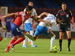 Antonio Briseño (I) pide máxima concentración ante la Fiera. MEXSPORT / ARCHIVO