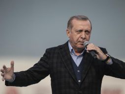 Erdogan rechazó la posición de Damasco de que no usó armas químicas. AP / E. Gurel