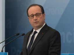 Respecto al Brexit”, Hollande resaltó la necesidad de proteger los derechos de los ciudadanos europeos. AFP / C. De La Torre