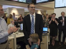 En Reportaje Nacional, David A. Fahrenthold ganó con un trabajo para cuestionar las donaciones filantrópicas de Trump. AP / B. Jo Mount