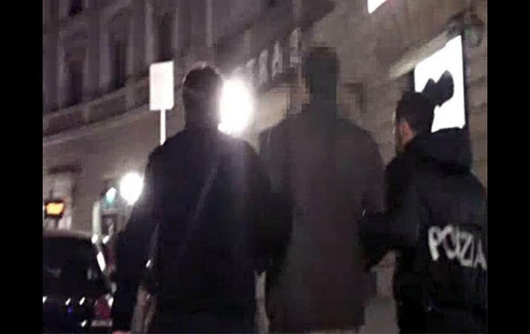 Yarrington fue detenido la noche del domingo tras abandonar un restaurante en plaza de la Signoria. EFE / Italian Police