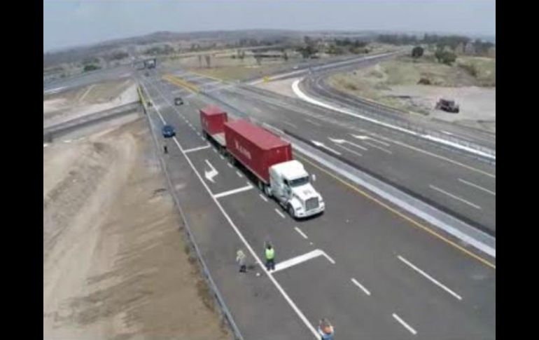 Un tercer tramo del Macrolibramiento estará en funcionamiento en julio próximo, serán entre 30 y 35 kilómetros. ESPECIAL / SCT