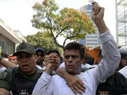 Leopoldo López cumple su condena en la prisión de Ramo Verde. AFP / ARCHIVO
