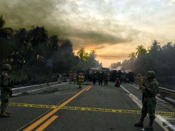 El percance dejó 24 decesos y nueve lesionados. EFE / ESPECIAL