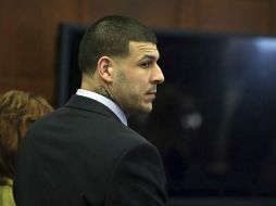 Hernández purga una cadena perpetua sin posibilidad de fianza. AP / N. Lane