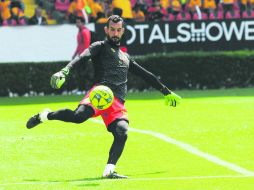 Último cartucho. La UdeG se juega el pase a la Liguilla, hoy contra los Lobos. Aquí. Sergio García, quien cuidará la cabaña tapatía. EL INFORMADOR / G. Gallo