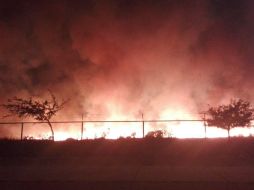 Las imágenes muestran un área extensa afectada por el fuego. EL INFORMADOR /