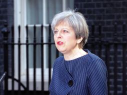 En una inesperada declaración, Theresa May comunicó este martes la decisión de no esperar hasta 2020 para elecciones. ESPECIAL / XINHUA