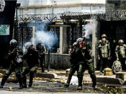 Este miércoles la gente salió a manifestarse tanto a favor como en contra del gobierno venezolano. ESPECIAL / Xinhua