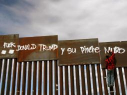 Durante su campaña, Trump ofreció la construcción del muro como una de las prioridades de su gobierno. AFP / ARCHIVO
