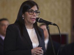 La canciller venezolana, Delcy Rodríguez emitió la noticia este miércoles. EFE / ARCHIVO