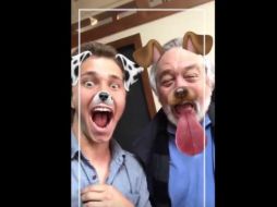 En el video, al parecer DeNiro se divirtió con los filtros de voces y caras. TWITTER / @nudd