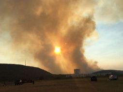 El fuego ha afectado entre 50 y 80 hectáreas del bosque. ESPECIAL /