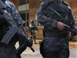 El Mandatario sostiene que: ''Seguiremos trabajando con determinación y compromiso para hacer frente a los retos de seguridad''. AP / M. Ugarte