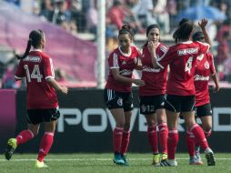 Claudia Ibarra anotó al minuto 24 y Carolina Jaramillo, al 40, para llevarse de los tres puntos de la primera fecha. MEXSPORT / V. León