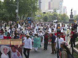 Madres de los 43 estudiantes desaparecidos en Iguala, Guerrero, el 26 de septiembre de 2014 se unirán a la marcha. NTX / ARCHIVO